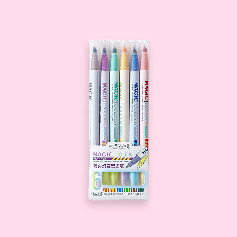 9pcs/set Morandi Color Bullet Journal Gel Pens-05