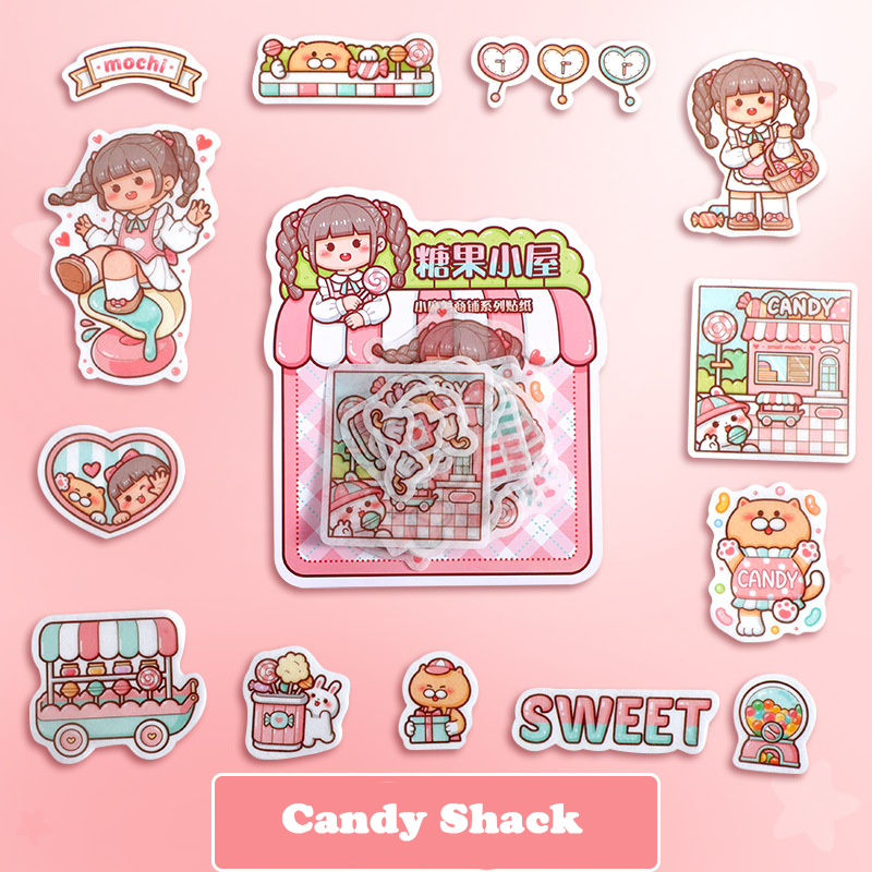 Small Mochi 50pcs Sticker Packs-Candy Shack – Oliospark