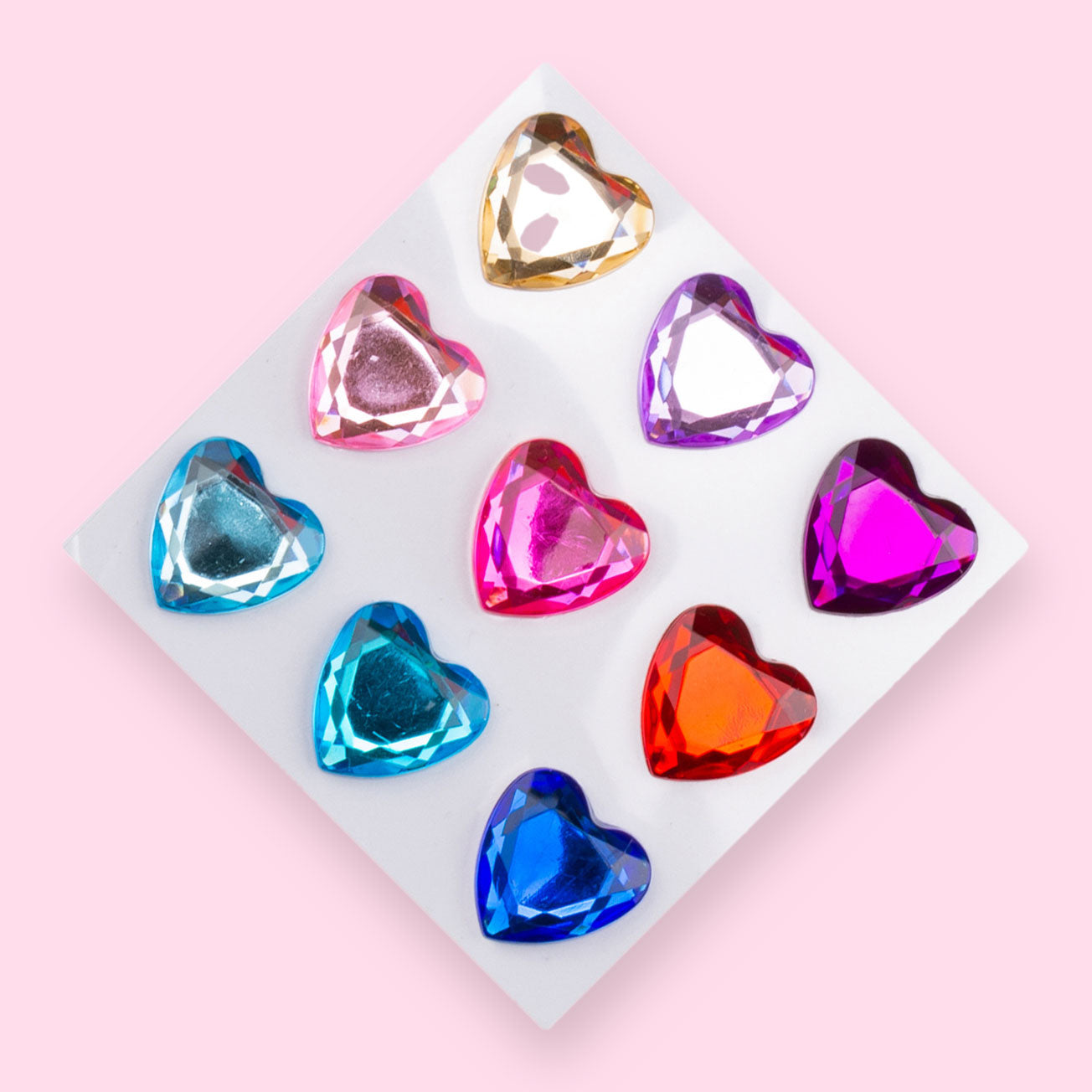 Heart Jewel Stickers, Hearts Gem Stickers, 3d Crystal Sticker