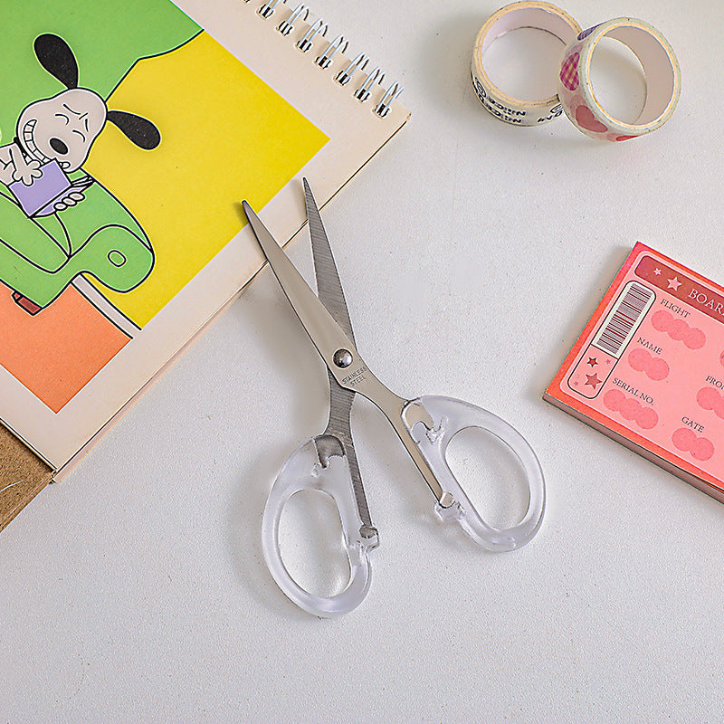 1Pc Kawaii Scissors Korean Fashion Cute Cartoon Animal Stationery Scissors  DIY Scrapbook Cutting Paper Scissors Student Supplies